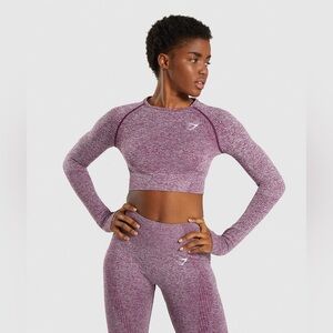 Gymshark Vital Seamless Long Sleeve Crop Top